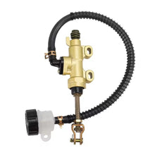 Load image into Gallery viewer, Motorcycle Rear Brake Pump with Fluid Reservoir Cup Foot Hydraulic Refit Rear Brake Master Cylinder Pump For ATV Suzuki Kawasaki Honda Yamaha
