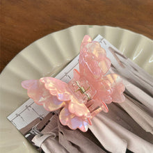Load image into Gallery viewer, Fairy Butterfly Hair Claw French Retro Acetate Updo Clip for Chignon &amp; Bun Summer Sweet Hair Accessories
