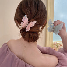 Load image into Gallery viewer, Fairy Butterfly Hair Claw French Retro Acetate Updo Clip for Chignon &amp; Bun Summer Sweet Hair Accessories
