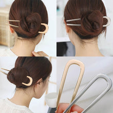 Load image into Gallery viewer, Simple U-Shaped Metal Hairpins French Style Hair Sticks Fashion Women's Hair Jewelry Accessories
