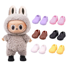 Load image into Gallery viewer, For 17cm Labubu 10cm Cotton Dolls Plastic Shoes Suitable Shoes Boots Toys Casual Sports Shoes Dolls Accessories DIY Doll Toys
