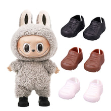 Load image into Gallery viewer, For 17cm Labubu 10cm Cotton Dolls Plastic Shoes Suitable Shoes Boots Toys Casual Sports Shoes Dolls Accessories DIY Doll Toys
