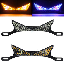 Load image into Gallery viewer, Universal Motorcycle License Plate Screw LED Running Light Angel Eyes Devil Eye Flashing Signal Light
