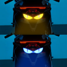 Load image into Gallery viewer, Universal Motorcycle License Plate Screw LED Running Light Angel Eyes Devil Eye Flashing Signal Light
