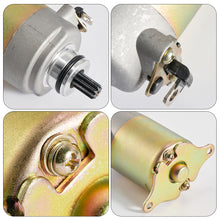 Load image into Gallery viewer, 9 Teeth Motorcycle ATV Starter Motor Starter Motor Metal Starter Motor Replacement for GY6‑125 Engine Scooter
