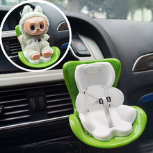 Load image into Gallery viewer, For LABUBU Air Outlet Safety Seat Car Mounted Macaron Doll Aromatherapy Clip Cartoon Toy Doll Car Cute Ornament
