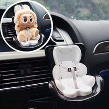 Load image into Gallery viewer, For LABUBU Air Outlet Safety Seat Car Mounted Macaron Doll Aromatherapy Clip Cartoon Toy Doll Car Cute Ornament

