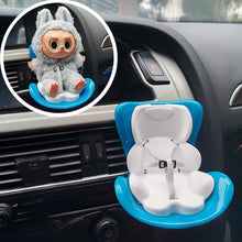 Load image into Gallery viewer, For LABUBU Air Outlet Safety Seat Car Mounted Macaron Doll Aromatherapy Clip Cartoon Toy Doll Car Cute Ornament

