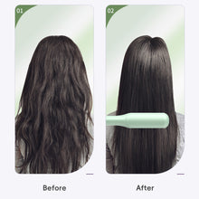 Load image into Gallery viewer, EU/US/UK/AU Plug Negative Ion 2-in-1 Straightening &amp; Curling Comb Shine Enhancing Temperature Frizz Control Lazy Girl Hair Styling Tool
