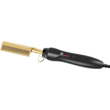 Load image into Gallery viewer, US/EU/UK Plug 2-in-1 Straightening &amp; Curling Comb Fast Heating Hair Brush Frizz Control Salon Quality Beauty Girl Hair Styling Tool
