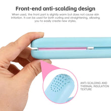 Load image into Gallery viewer, EU/US Portable Hair Styling Iron Cute Mini Travel Hair Straightener Bangs Styling Hair Iron Set Curl Ends Hair Clip Hair Beauty
