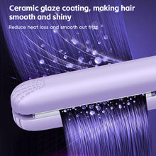 Load image into Gallery viewer, EU/US Portable Hair Styling Iron Cute Mini Travel Hair Straightener Bangs Styling Hair Iron Set Curl Ends Hair Clip Hair Beauty
