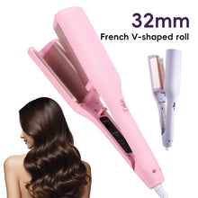 Load image into Gallery viewer, 32mm Hair Curling Iron for Waves Damage Repair Ionic Professional Salon Curling Long Lasting Wool Curl Hair Styler Beauty Hair Tool
