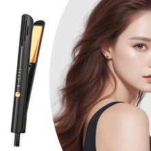 Load image into Gallery viewer, 2-in-1 Hair Styler Compact Quick Heat Frizz Free Travel Hair Straightener Professional Hair Styler Tool
