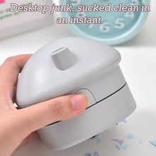 Load image into Gallery viewer, Cute Cordless Handheld Vacuum Portable Desktop Keyboard Dust Scraps of Paper Clean Household Office Stationery
