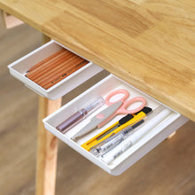 Load image into Gallery viewer, Creative Hidden Drawer Organizer Sticky Small Drawer Under Desk Space-saving Adhesive Stationery Holder Organizer Office/Home Use
