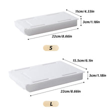 Load image into Gallery viewer, Adhesive Under Desk Drawer Hidden Storage Box Space Saving Multi-Purpose Stationery Organizer for Stationery/Office Supplies
