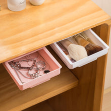 Load image into Gallery viewer, Adhesive Under Desk Drawer Hidden Storage Box Space Saving Multi-Purpose Stationery Organizer for Stationery/Office Supplies
