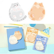 Load image into Gallery viewer, Kawaii Easy Peel &amp; Stick Notes Creative Cute Cat Memo Pads Student Reward Stickers Reminder Bookmark Stickers Office Study Supplies
