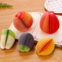 Load image into Gallery viewer, Ins Fruit Sticky Notes Creative 3D Fruit-Shaped Memo Pads Portable Multi-Shaped Student Reward Stickers Gift Set
