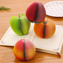 Load image into Gallery viewer, Ins Fruit Sticky Notes Creative 3D Fruit-Shaped Memo Pads Portable Multi-Shaped Student Reward Stickers Gift Set
