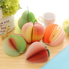 Load image into Gallery viewer, Ins Fruit Sticky Notes Creative 3D Fruit-Shaped Memo Pads Portable Multi-Shaped Student Reward Stickers Gift Set

