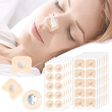 Load image into Gallery viewer, 100pcs Breathing Nasal Strips Anti-snoring Nose Clip Nasal Breathing Dilators Starter Kit Reduce Snoring Health Care Sleeping Well
