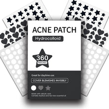Load image into Gallery viewer, 360pcs Acne Patch Mild Non-irritating Lightens Acne Hydrocolloid Acne Sticker Anti-Acne Hydrocolloid Patches
