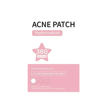 Load image into Gallery viewer, 360pcs Acne Patch Mild Non-irritating Lightens Acne Hydrocolloid Acne Sticker Anti-Acne Hydrocolloid Patches
