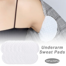 Load image into Gallery viewer, 30/50pcs Disposable Armpit Sweat Absorbing Patch Thin Odor Removing Armpit Sweat Absorbing Patch Deodorant Pad Armpit Stickers
