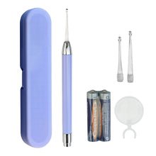Load image into Gallery viewer, Baby Ear Cleaner Spoon Ear Digger &amp; Tweezers LED Flash Light Visual Children Earpick Visual Children Earpick Ear Cleaning Kit
