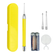 Load image into Gallery viewer, Baby Ear Cleaner Spoon Ear Digger &amp; Tweezers LED Flash Light Visual Children Earpick Visual Children Earpick Ear Cleaning Kit
