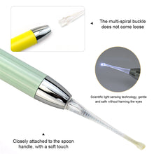 Load image into Gallery viewer, Baby Ear Cleaner Spoon Ear Digger &amp; Tweezers LED Flash Light Visual Children Earpick Visual Children Earpick Ear Cleaning Kit
