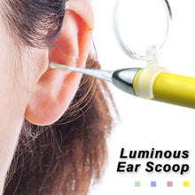 Load image into Gallery viewer, Baby Ear Cleaner Spoon Ear Digger &amp; Tweezers LED Flash Light Visual Children Earpick Visual Children Earpick Ear Cleaning Kit
