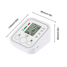 Load image into Gallery viewer, Digital Blood Pressure Monitor Arm Sphygmomanometer Heart Rate Pulse Meters Big Screen Automatic Tonometer with Cuff
