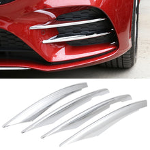 Load image into Gallery viewer, 4Pcs Car Front Fog Lamp Lights Strips Trim Cover Accessories For Mercedes Benz A Class W177 V177 A180 A200 A220 A250 2019 - 2023

