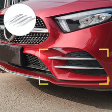 Load image into Gallery viewer, 4Pcs Car Front Fog Lamp Lights Strips Trim Cover Accessories For Mercedes Benz A Class W177 V177 A180 A200 A220 A250 2019 - 2023
