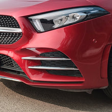 Load image into Gallery viewer, 4Pcs Car Front Fog Lamp Lights Strips Trim Cover Accessories For Mercedes Benz A Class W177 V177 A180 A200 A220 A250 2019 - 2023
