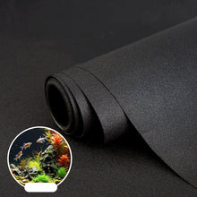 Load image into Gallery viewer, Aquarium Background Static Cling Black Fish Tank Backdrop Aquarium Background Self Cling Aquarium Wallpaper Decorations
