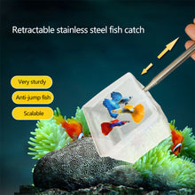 Load image into Gallery viewer, 3D Aquarium Fish Net Extendable Handle Soft Mesh Safe for Catching Fish Shrimp Aquarium Accessories
