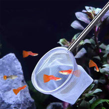 Load image into Gallery viewer, 3D Aquarium Fish Net Extendable Handle Soft Mesh Safe for Catching Fish Shrimp Aquarium Accessories
