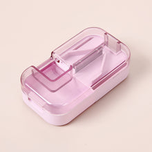 Load image into Gallery viewer, Portable Pill Organizer Box Travel Pill Case Pill Container with Compartments Pocket-Size Vitamin Storage Box Elderly Daily Pill Management
