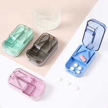 Load image into Gallery viewer, Portable Pill Organizer Box Travel Pill Case Pill Container with Compartments Pocket-Size Vitamin Storage Box Elderly Daily Pill Management
