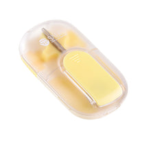 Load image into Gallery viewer, Pill Storage Box with Pill Cutter Portable Pill Organizer Health Care Travel Pill Case Eco-Friendly for Medicine Pocket-Size Vitamin Storage Box
