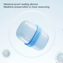 Load image into Gallery viewer, Portable Pill Organizer Box Lucifuge Leak-Proof Silicone Vitamin Pill Case with Compartments For Travel &amp; Elderly

