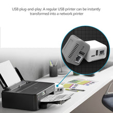 Load image into Gallery viewer, Mini NP330 Network USB 2.0 Print Server Network/WIFI/Bluetooth/Network Cloud/WIFI Cloud Printing Version Accessories
