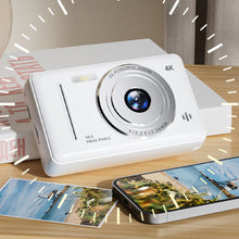 Load image into Gallery viewer, 4K Digital Camera 5000W Pixel Retro CCD Portable Card Camera Entry-level Camera Dual Camera Flash 50 Million Pixels Auto Focus
