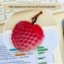 Load image into Gallery viewer, Creative Fruit Slice Bookmark With Simulation Funny Design Sense For INS Fixed Book Photography Cartoon Cute Note Bookmark
