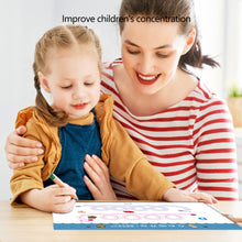 Load image into Gallery viewer, Magical Tracing Workbook Control Training Book Reusable Magic Practice Copybook Children Montessori Drawing Education Stationery

