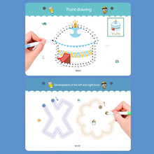 Load image into Gallery viewer, Magical Tracing Workbook Control Training Book Reusable Magic Practice Copybook Children Montessori Drawing Education Stationery
